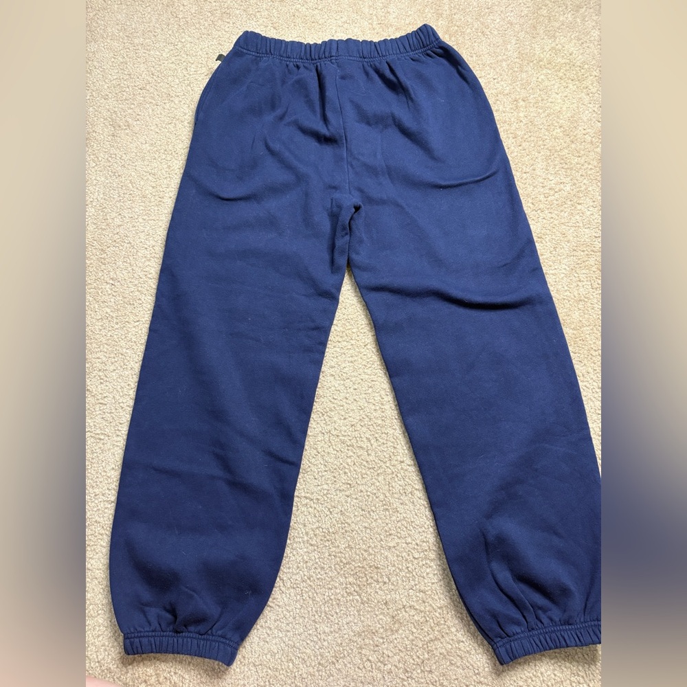 Navy Blue Cinched Ankle Sweatpants
